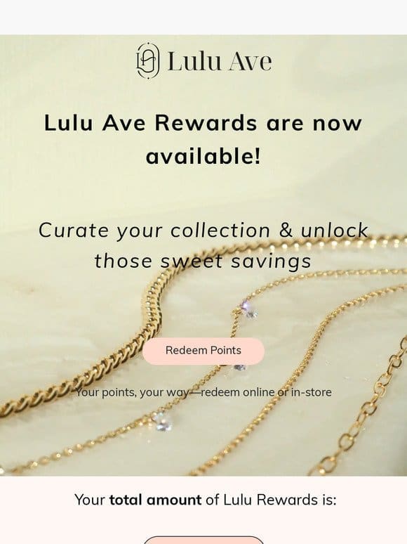 Club Lulu Is Now Open: Cash In Your Points Now!