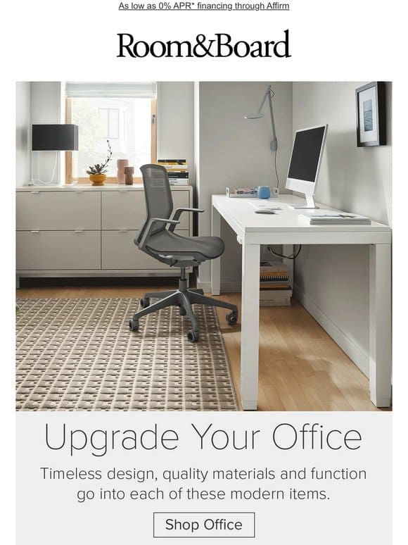 Create an office you’re happy to spend time in