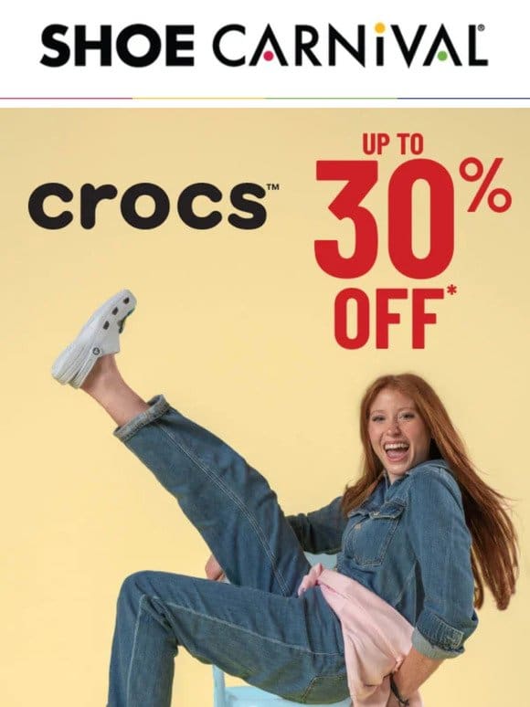 Crocs Craze: Get up to 30% off!