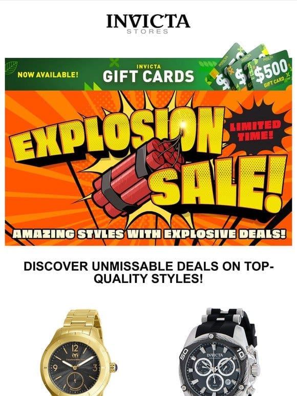 DEAL DETONATION EXPLOSION SALE Underway ❗