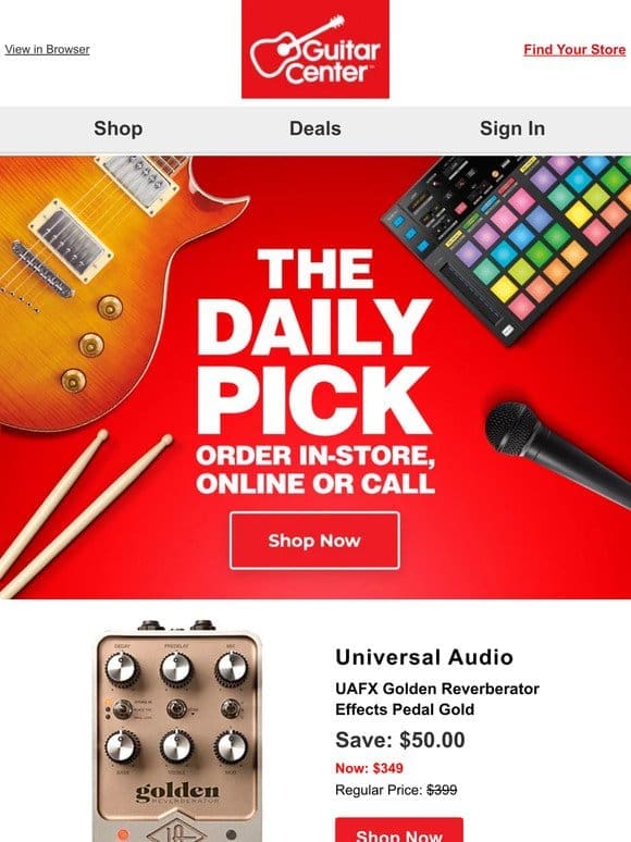 Daily Pick: Uncover your deal of the day