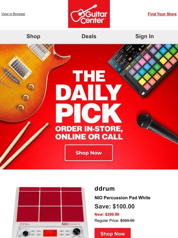 Daily Pick: Uncover your deal of the day