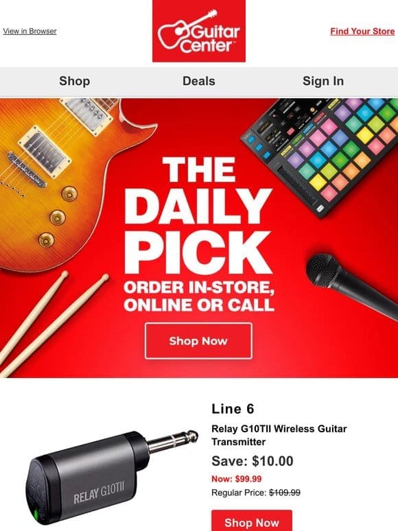 Daily Pick: Uncover your deal of the day