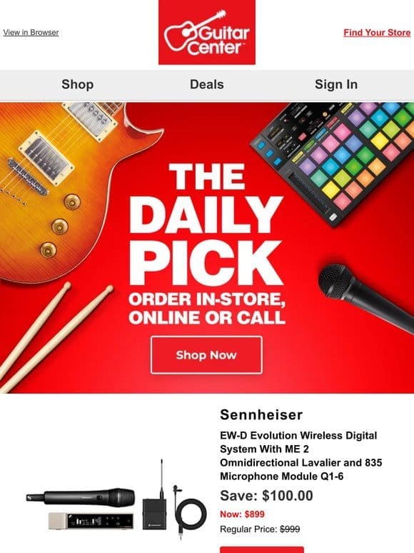 Daily Pick: Uncover your deal of the day