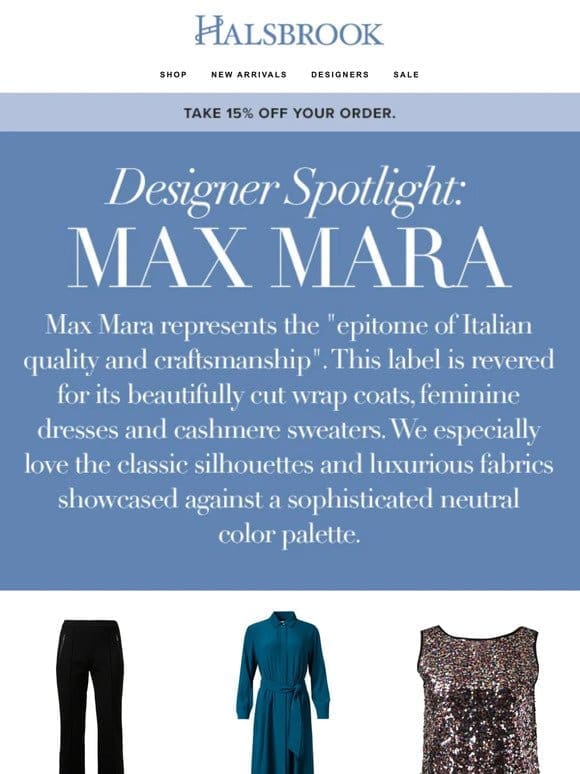 Discover The Best Of: Max Mara