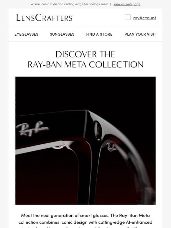 Discover the Ray-Ban Meta collection