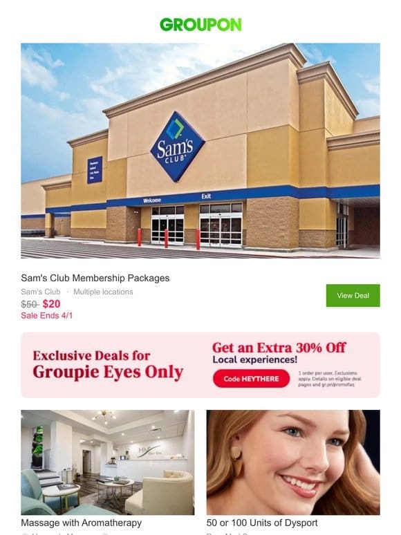 Don’t Miss It! Only $20 for a Sam’s Club Membership!