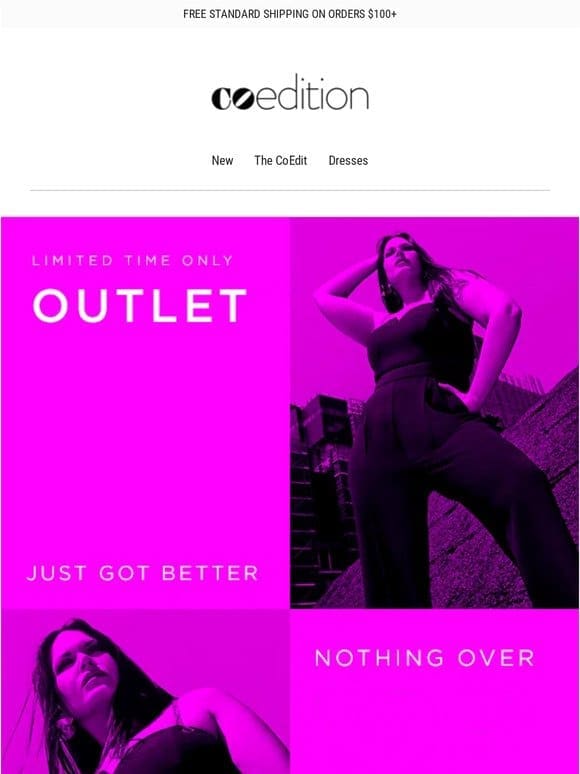 Don’t Miss Out | Outlet: Nothing Over $25*