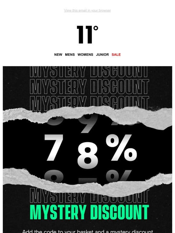 EXCLUSIVE MYSTERY DISCOUNT