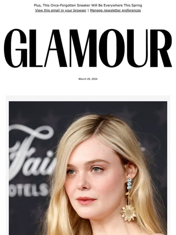 Elle Fanning Got the Coolest Bob for Spring