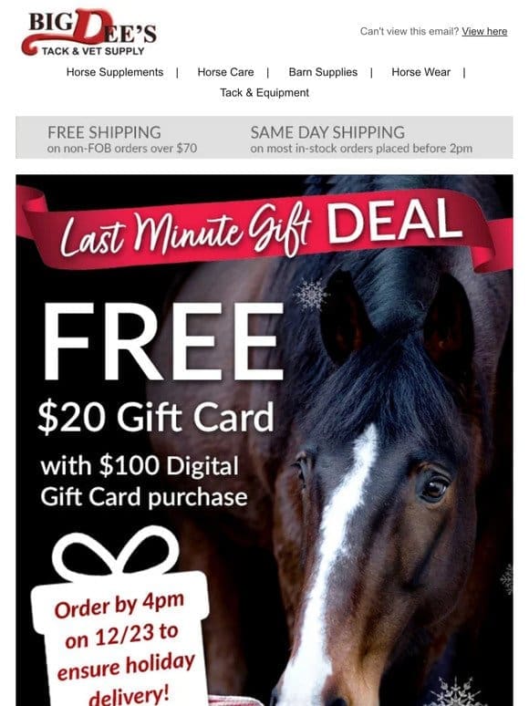 FREE Gift Card Flash Deal   2 days only!