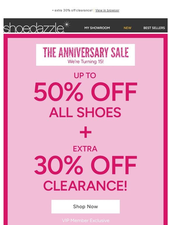 FWD: 50% Off Anniversary Sale