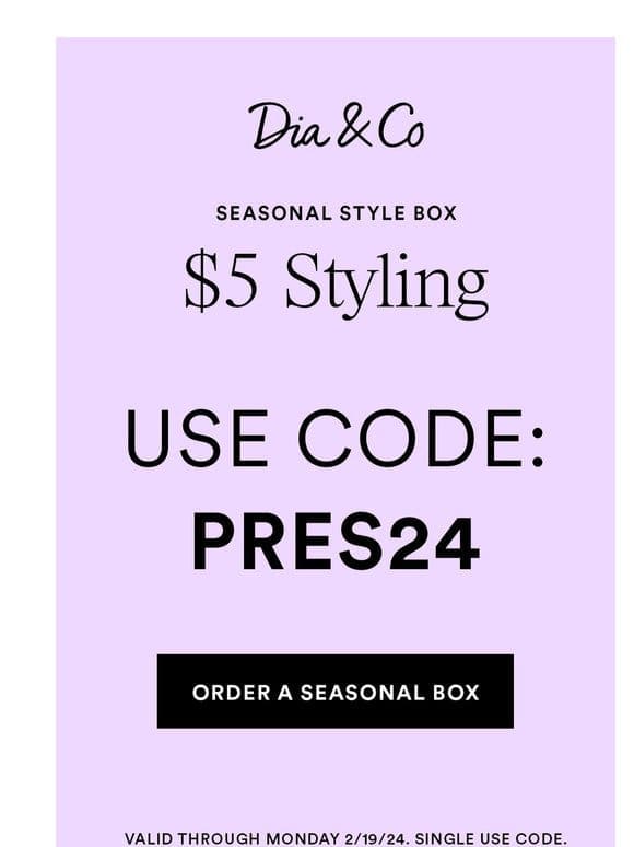 Feb Style Boxes Are Only $5