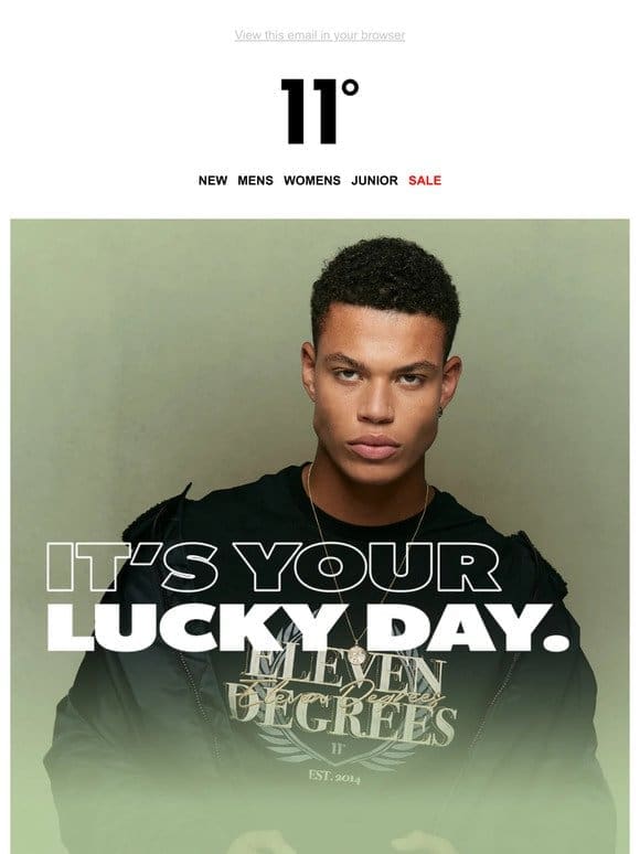 Feeling Lucky? EXTRA 11% off SALE