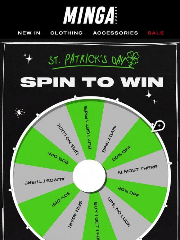 Feeling Lucky? SPIN to WIN!