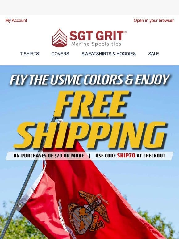 Fly the Marine Corps Colors High with Our Flag Selection!