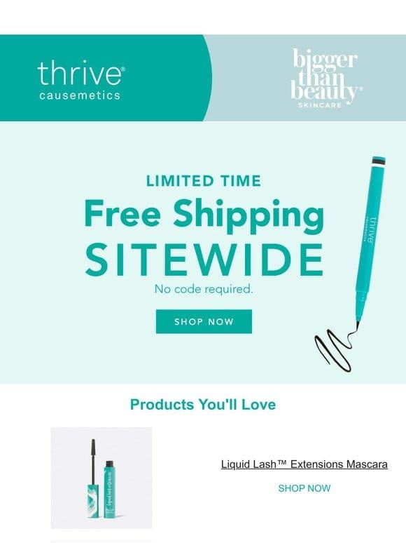 Free Shipping Starts Now!