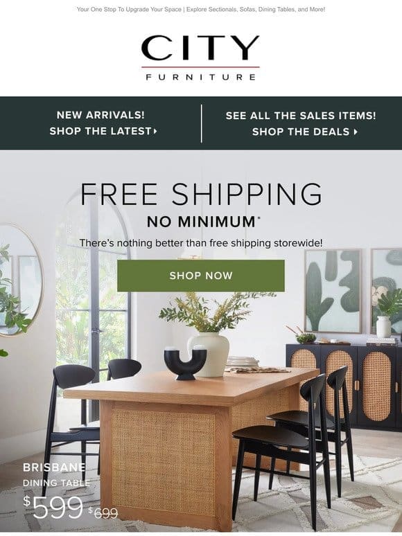 Free Shipping on Every Order – No Minimum