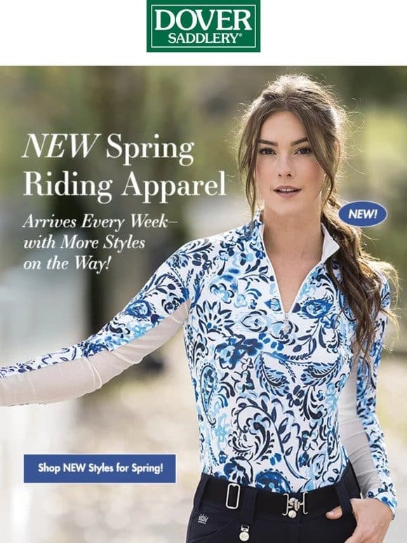 Fresh Apparel for You， Best-Selling Tack for Your Horse!