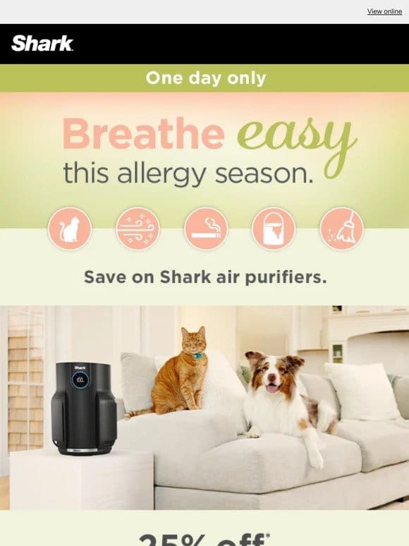 Fresh savings on allergy season must-haves.