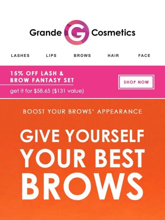 GET FULLER LOOKING BROWS WITH EASE