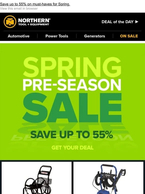 Gear Up For Spring | Shop The Pre-Spring Sale