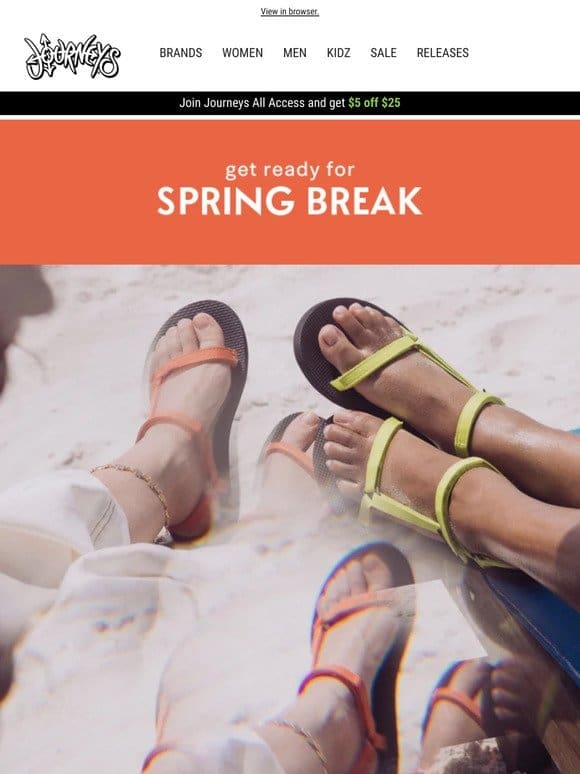 Get Spring Break Ready ☀️