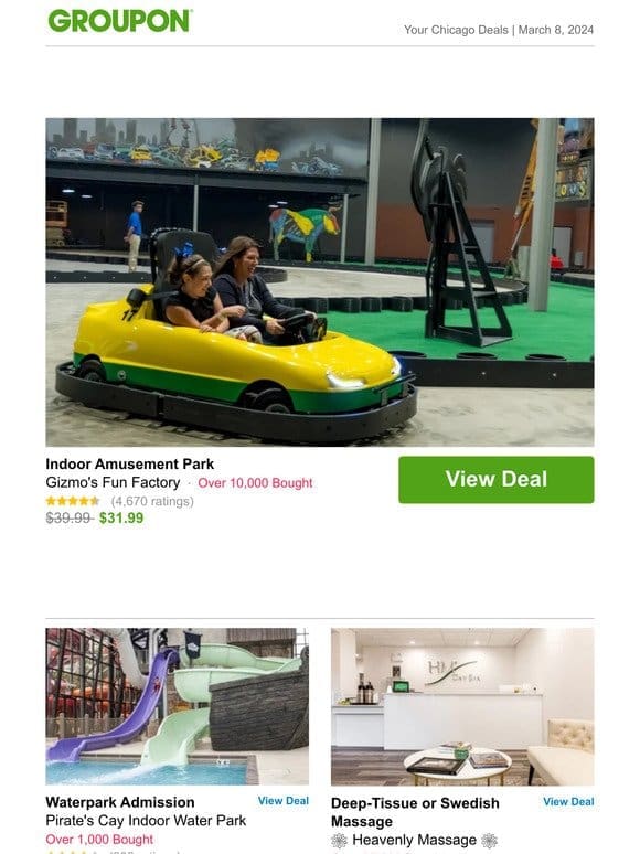 Get up to 10% off! Indoor Amusement Park