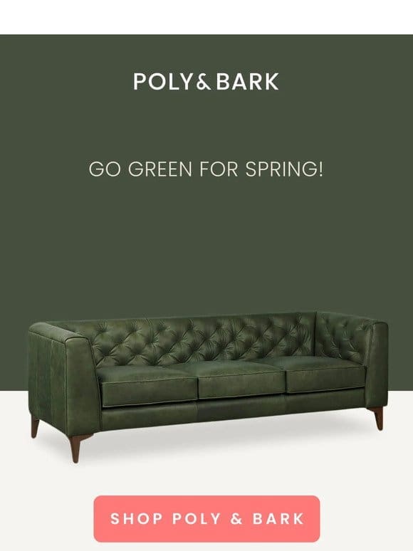 Go Green For Spring!