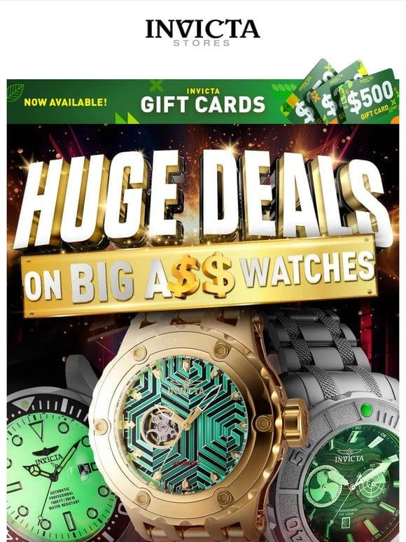 HUGE Deals On BIG  A.$.$.  WATCHES❗️