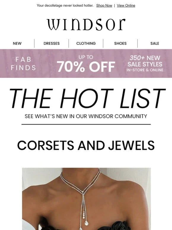 Haute News: Corsets and Jewels ✨