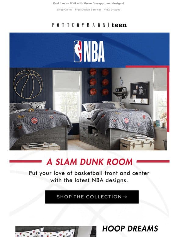 Hey， baller   Our NBA collection is here!