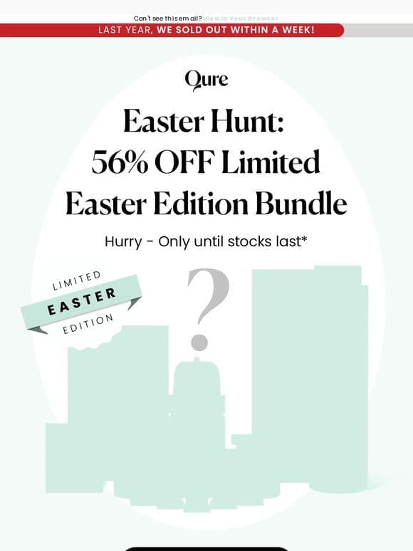 Hunt the exclusive Easter offer