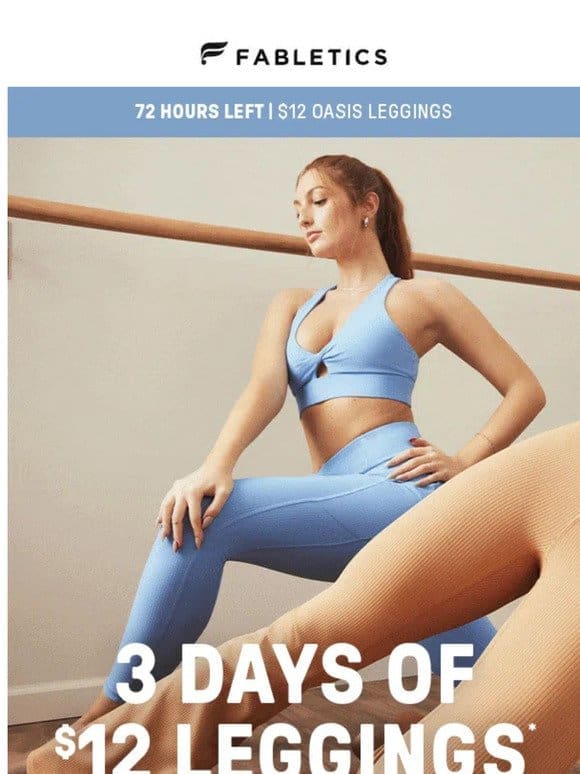 IT’S BACK: 3 Days of $12 Leggings