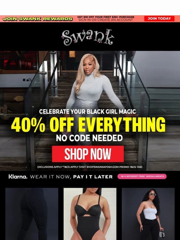 IT’S HERE!! 40% OFF EVERYTHING!