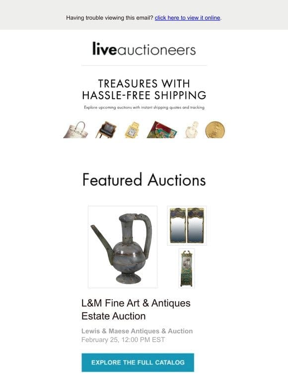 Inside: Auctions with Seamless Shipping