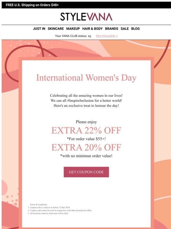 International Women’s Day EXCLUSIVE!