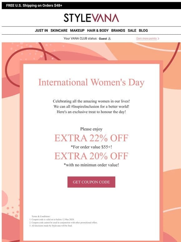 International Women’s Day EXCLUSIVE!