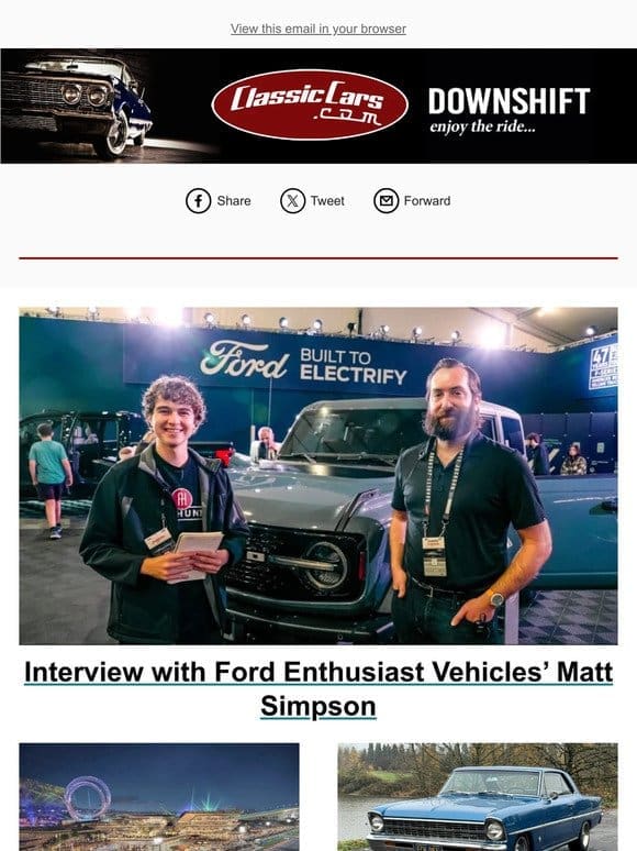 Interview with Ford Enthusiast Vehicles’ Matt Simpson