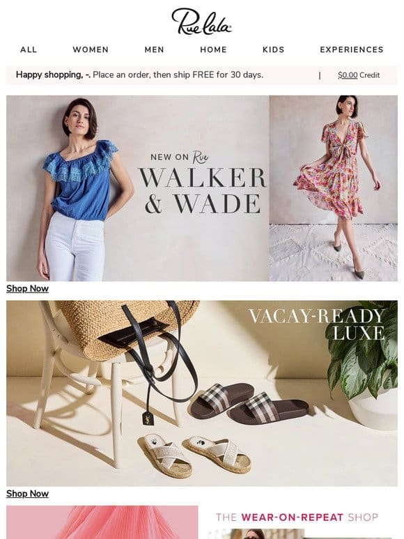 Introducing: Walker&Wade (New on Rue!)