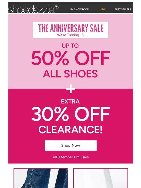 It’s Our Anniversary: Here’s 50% Off!