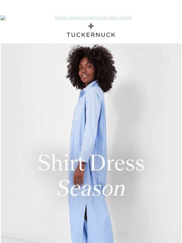 It’s Shirt Dress Season