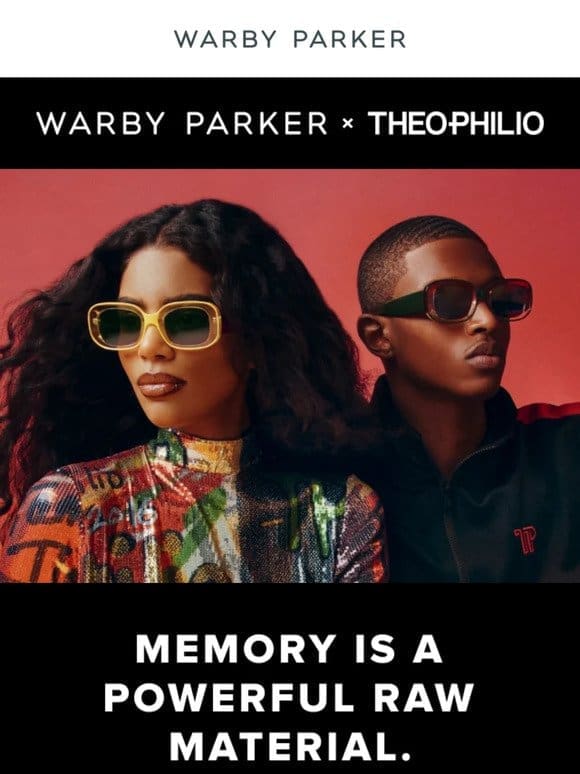 It’s here: Warby Parker x Theophilio