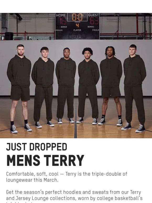 Just Dropped: Mens Terry