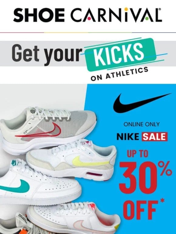 Just do it for less – Nike up to 30% off