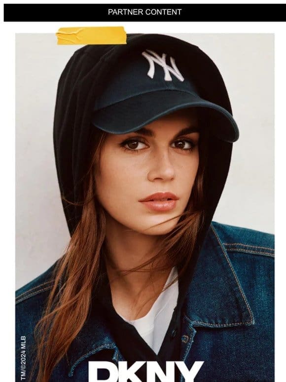 Kaia Gerber for DKNY Spring