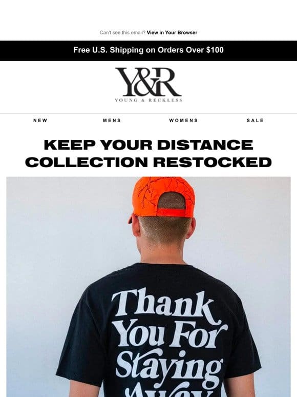 Keep Your Distance collection is live!