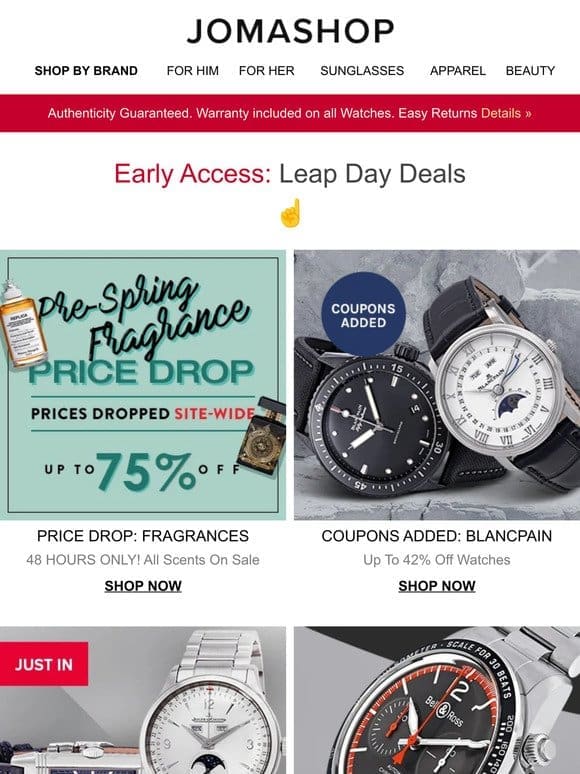 LEAP DAY DEALS: EARLY ACCESS (Price Drop!)