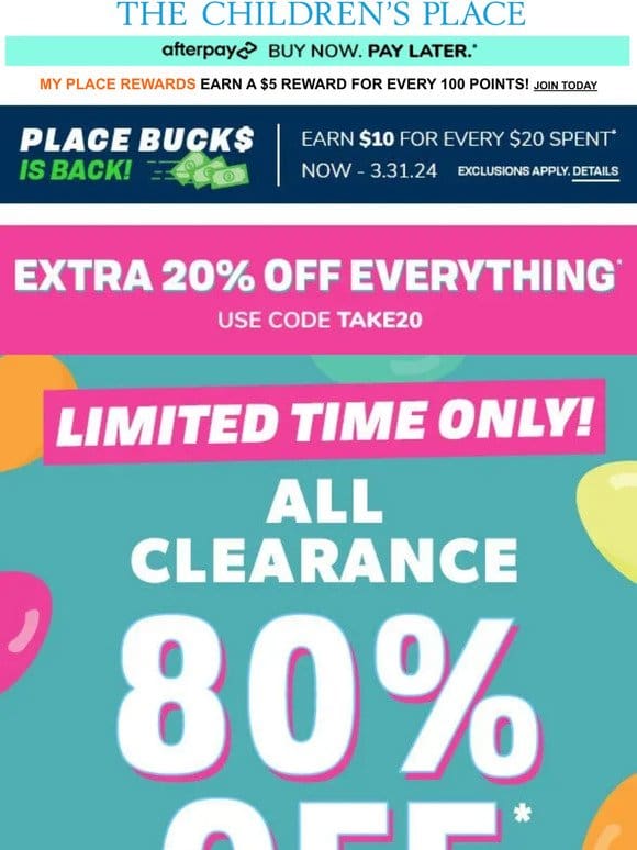 LIMITED TIME: 80% OFF ALL CLEARANCE – Zero Exclusions!