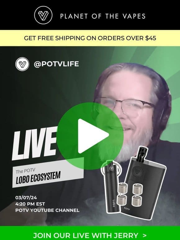 [LIVE Sesh w/Jerry] POTV Capsule Caddy release!